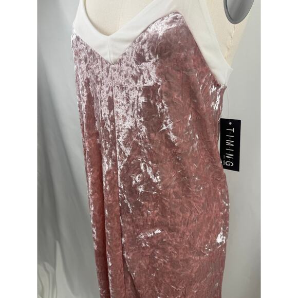 NWT Velvet Slip Dress Size‎ M Romantic Feminine 90s Y2K Club Nightlife Sexy Pj's - Picture 3 of 9